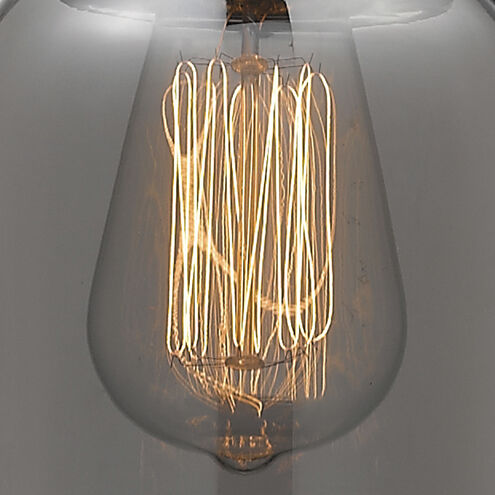 Owego 6 Light 7.13 inch Matte Black Multi Pendant Ceiling Light in Light Smoke Glass, Cord Hung